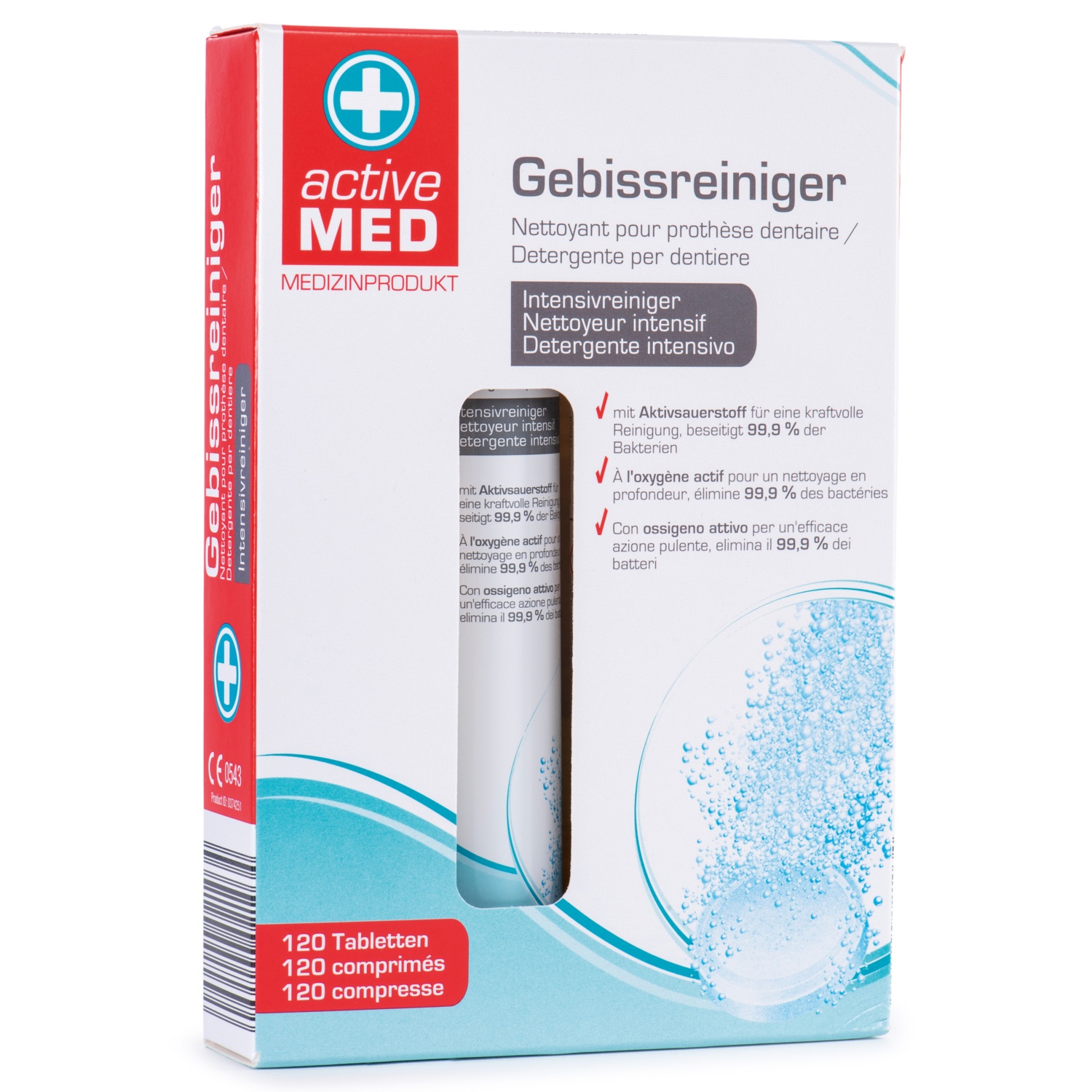 ACTIVE MED Gebissreiniger, Intensivreiniger