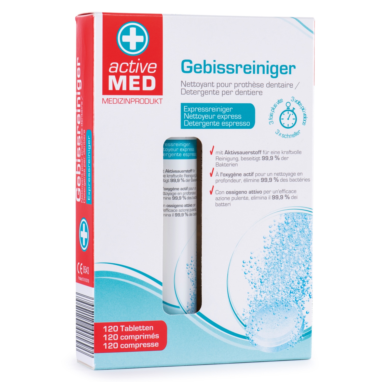 ACTIVE MED Gebissreiniger, Expressreiniger