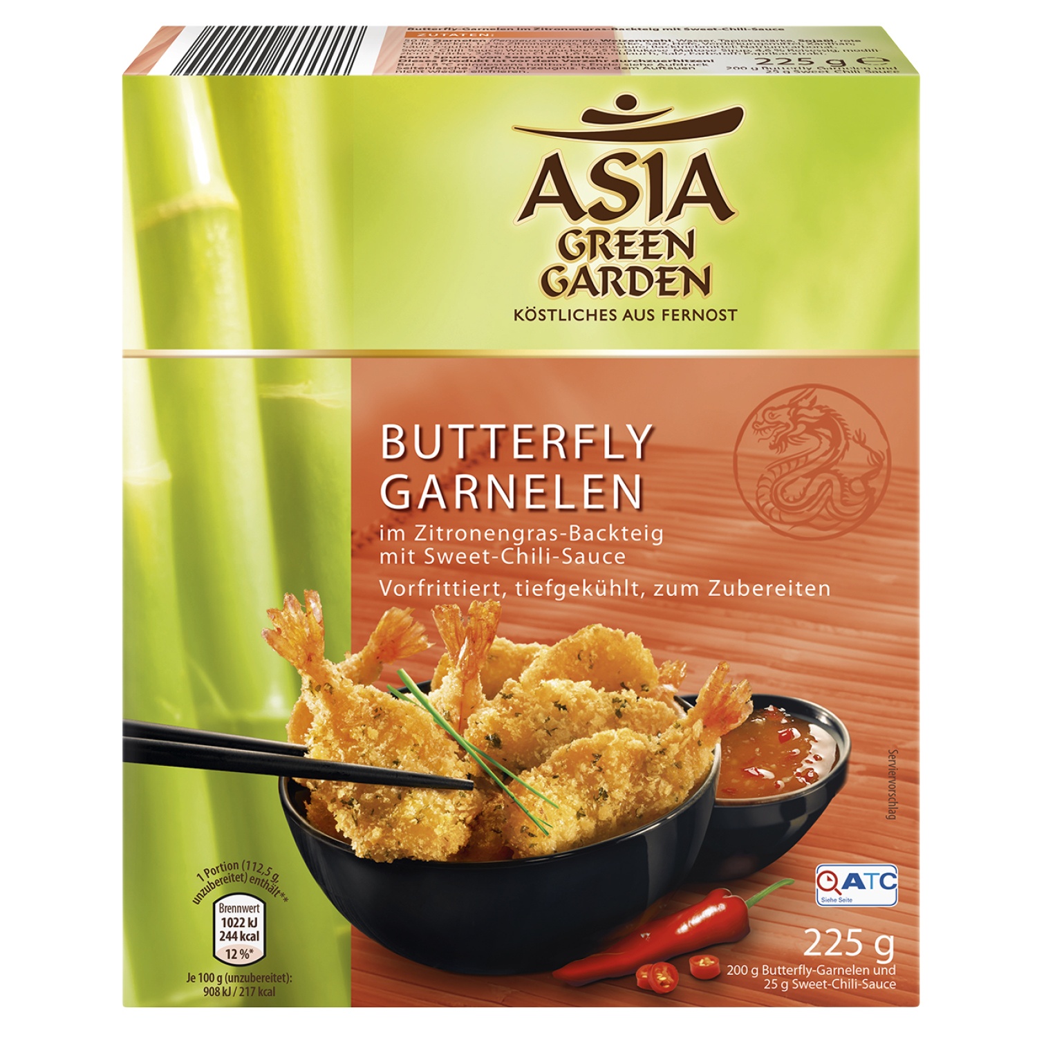 ASIA GREEN GARDEN Asia-Snacks 225 g