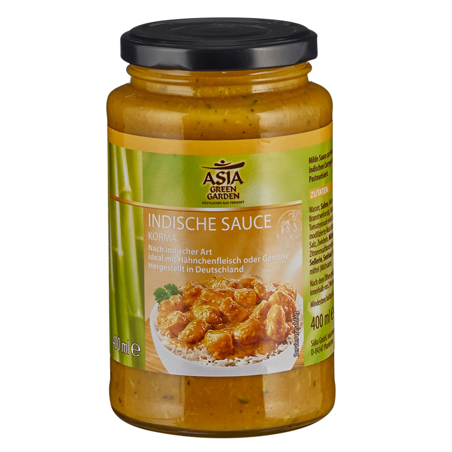 ASIA GREEN GARDEN Indische Sauce 400 ml
