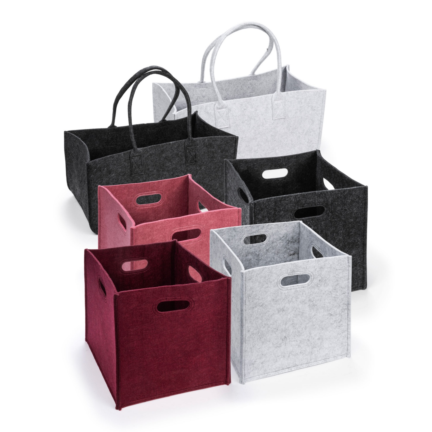 MY LIVING STYLE Filzkorb/Filztasche