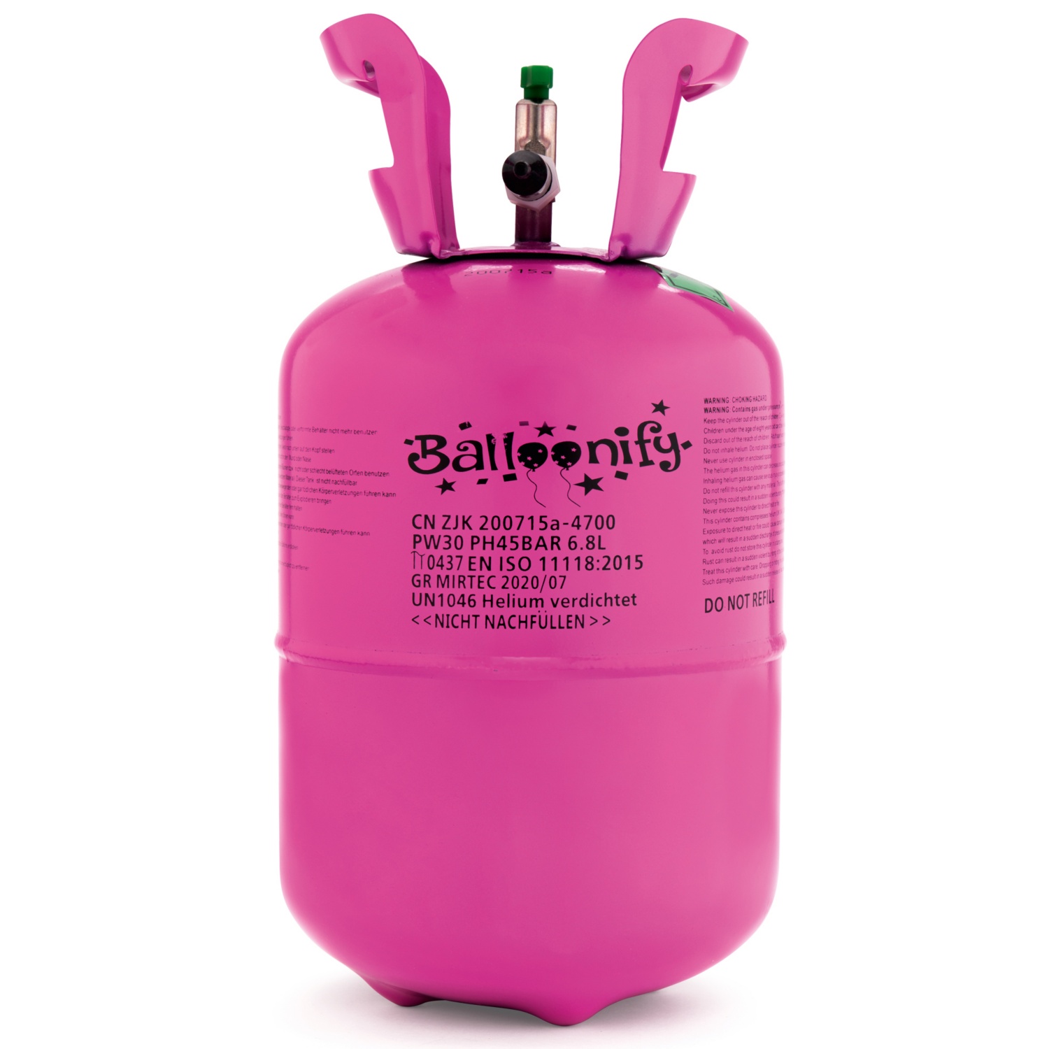 BALLOONIFY Helium-Ballongas
