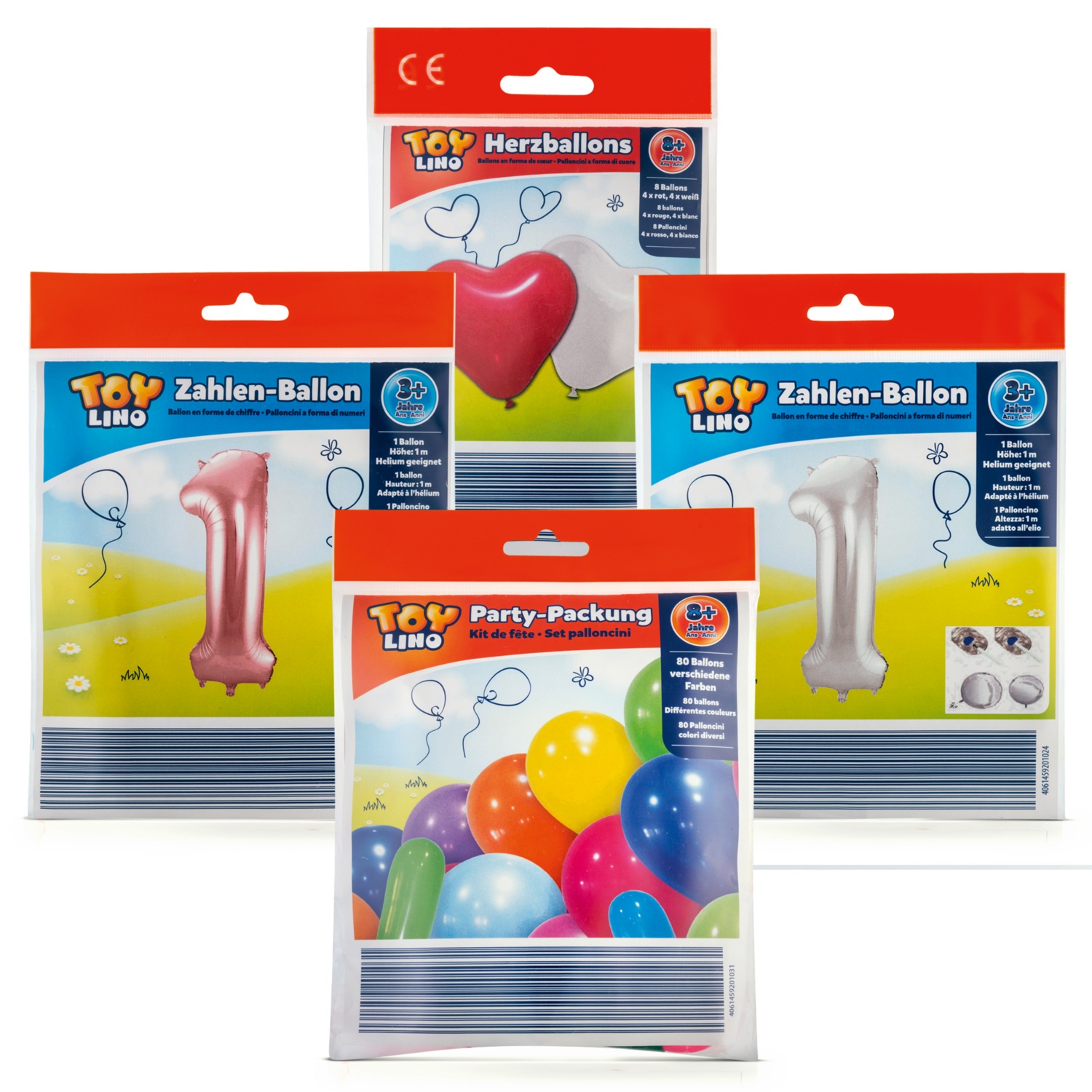 TOYLINO Luftballon-Sortiment