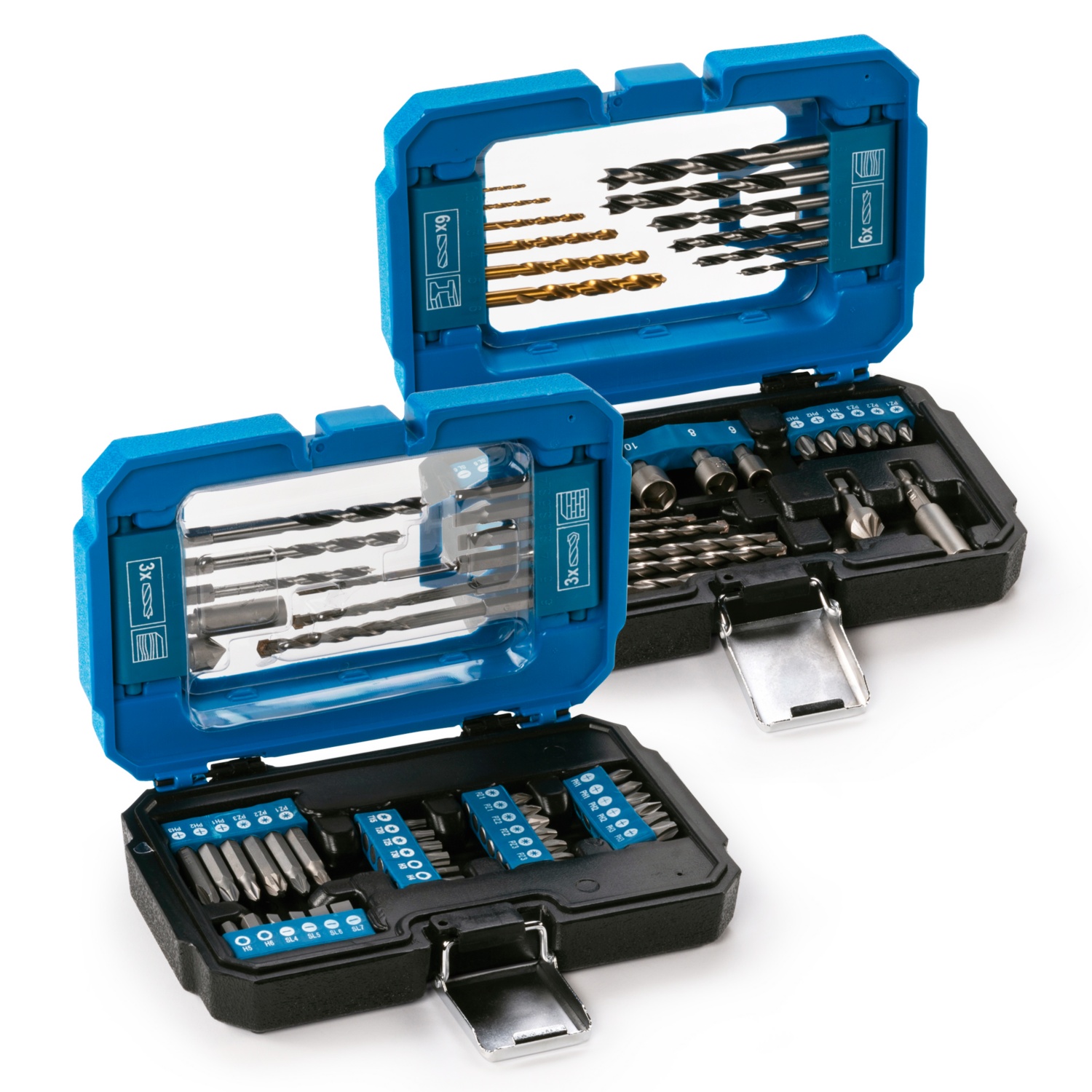 WORKZONE Bohrer und Bit Set 35-tlg./41-tlg.