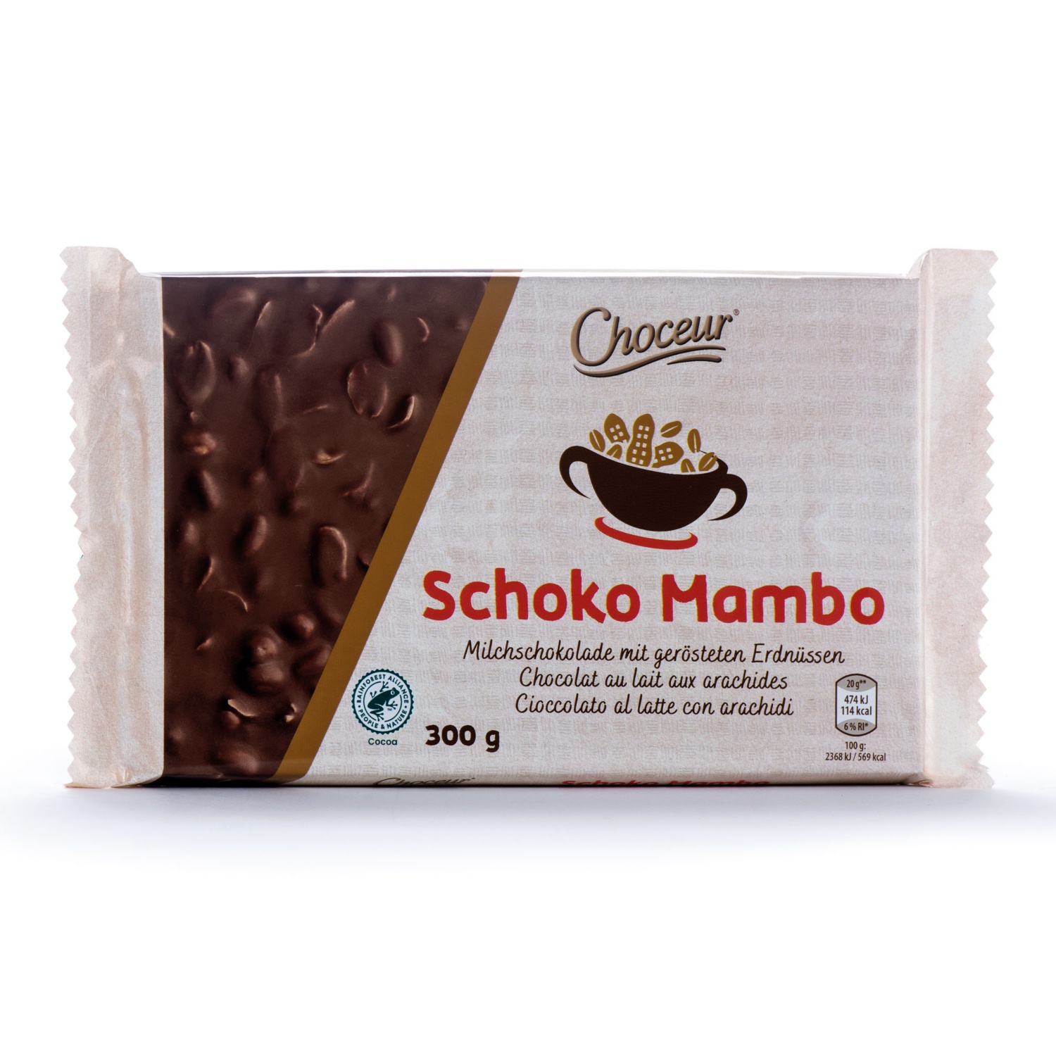 CHOCEUR Erdnuss Schokolade