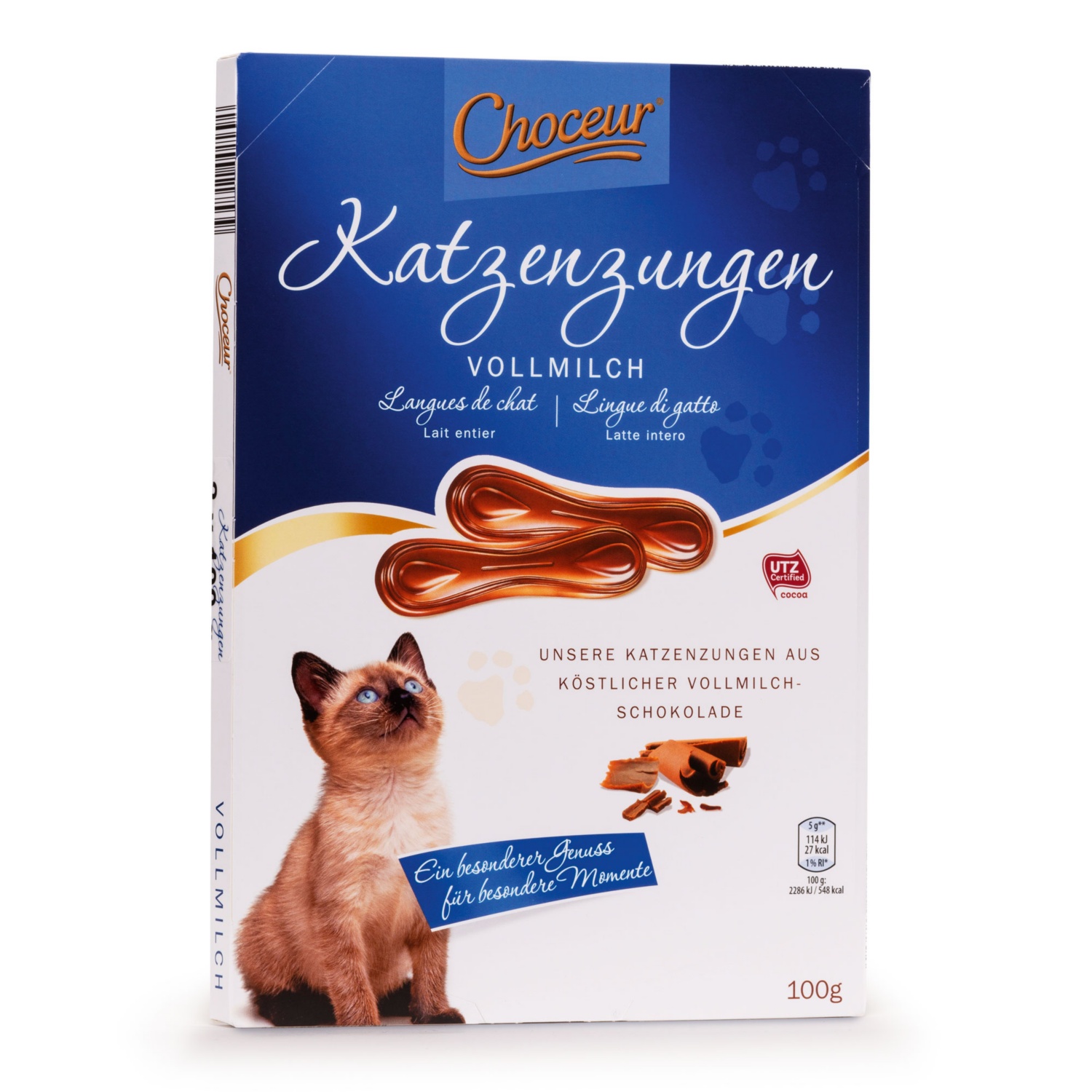 Katzenzungen, Doppelpkg., Vollmilch