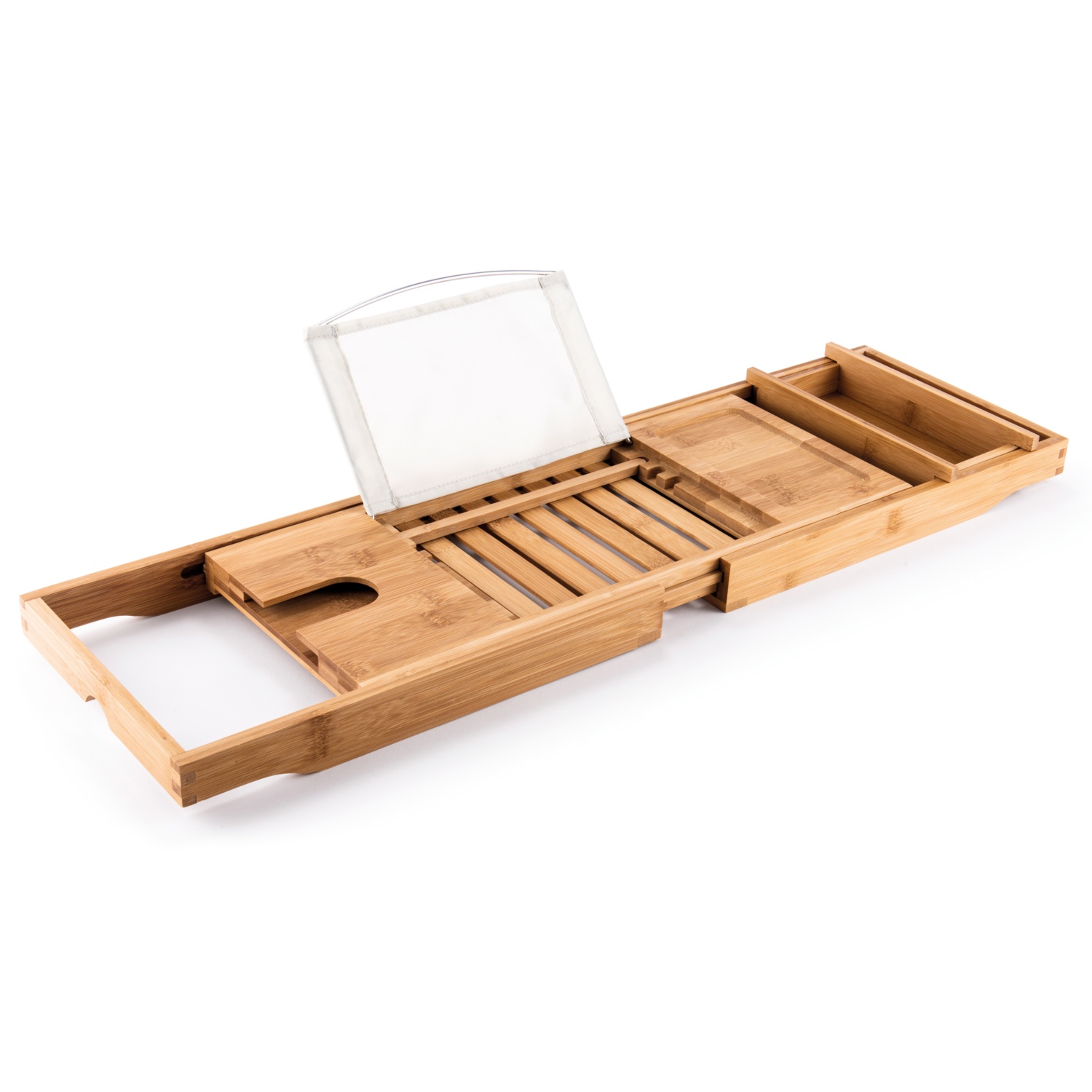 EASYHOME Bambus Badewannenablage