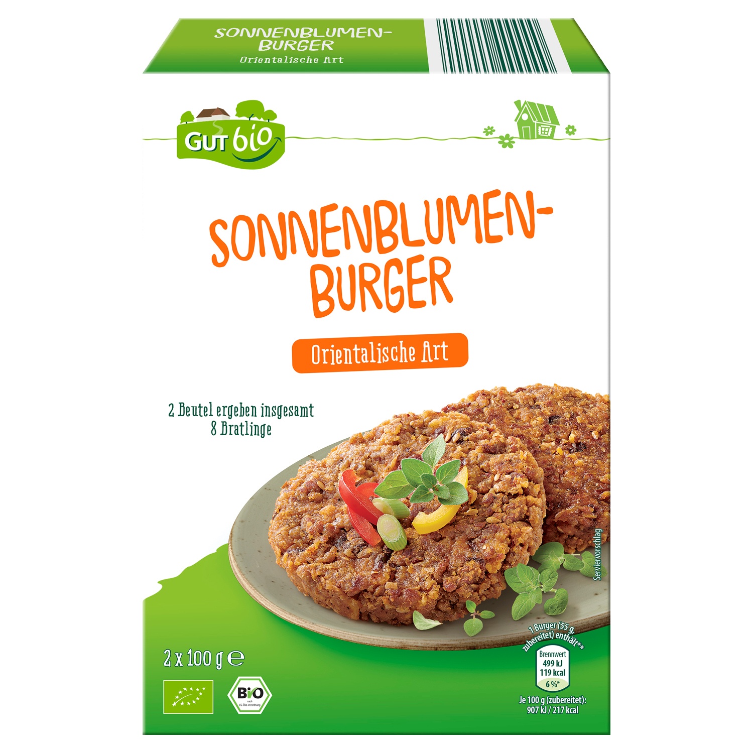 GUT bio Bio-Sonnenblumenburger 200 g