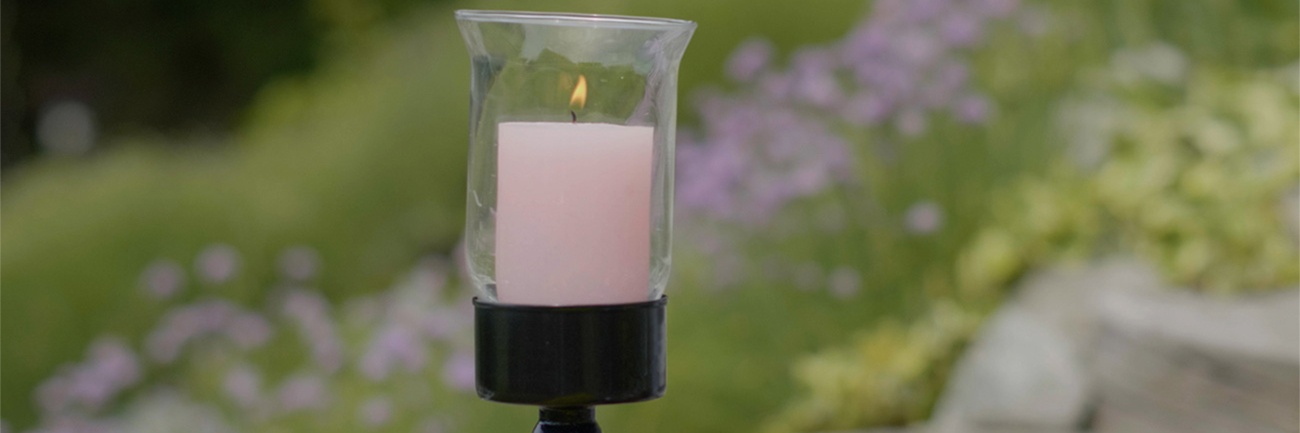 Windlicht - Schöne Gartendeko am Stiel zum Nachmachen