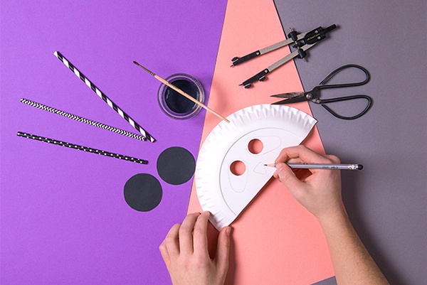 Schritt für Schritt zu den DIY-Tiermasken für die Faschingsparty