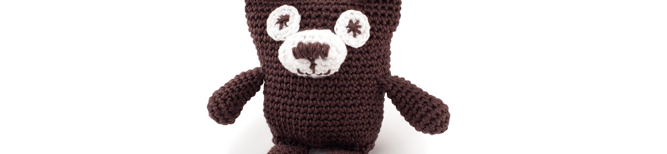 Schritt für Schritt Häkelanleitung für einen supersüßen Teddy-Bär zum Nachmachen