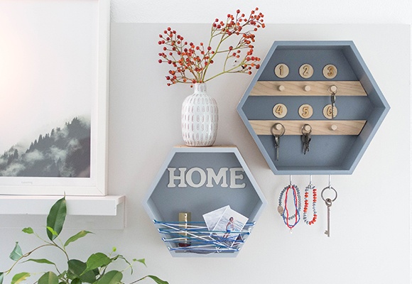 Schlüsselboard für mehr Ordnung im Flur