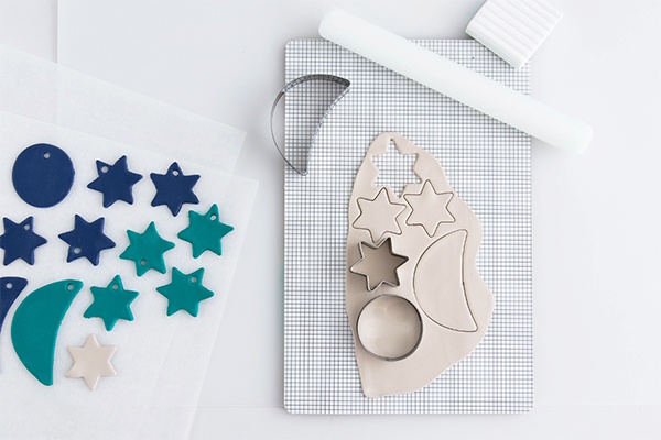 Traumfänger-Anhänger aus Modelliermasse formen