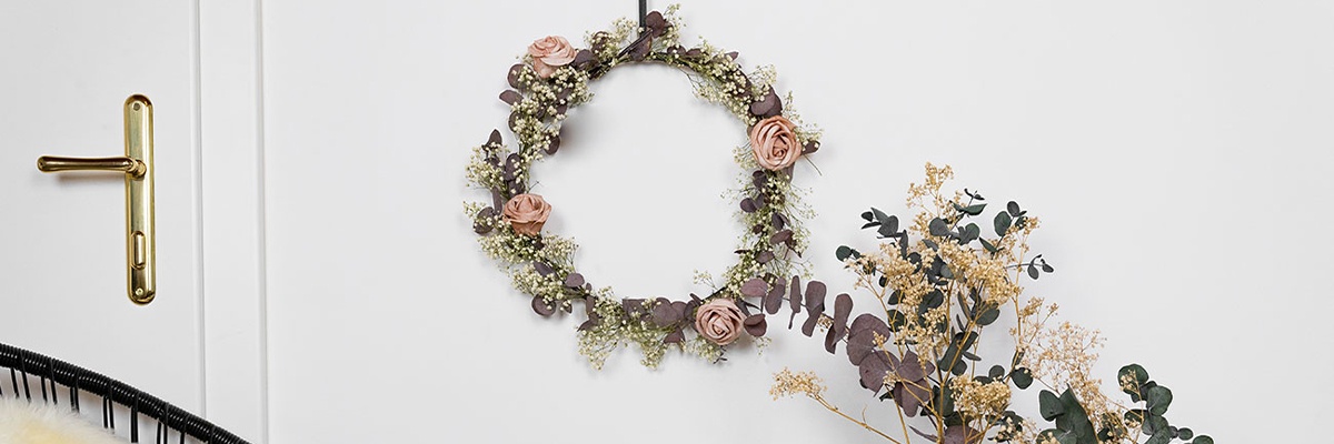 Trockenblumen Kränze