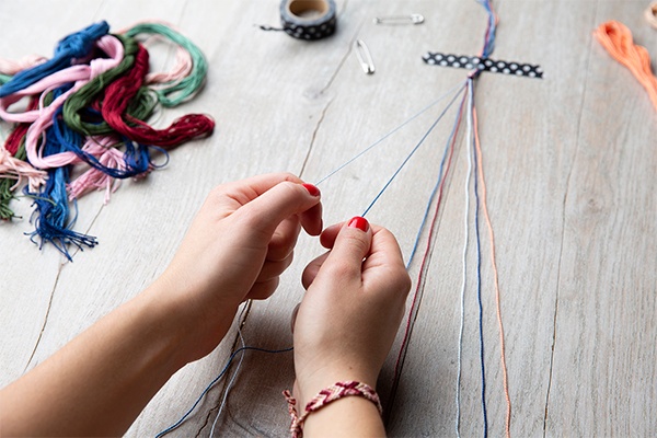 Schöner Freundschaftsbeweis zum Nachmachen, Schritt für Schritt