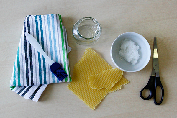 Bienenwachstuch Utensilien