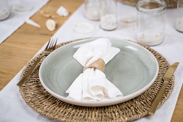 Servietten-Ringe als sommerlicher Trend