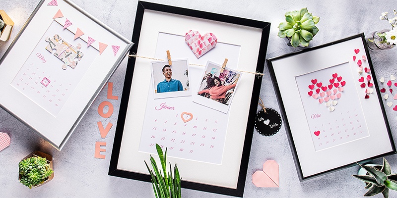 DIY Jahrestags Bild als schöne Erinnerung an einen ganz besonderen Tag