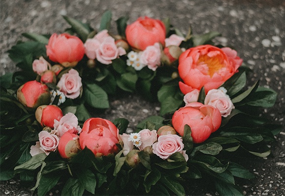 DIY Ein Traum in Pink-Rosa Pfingstrosen Blumenkranz