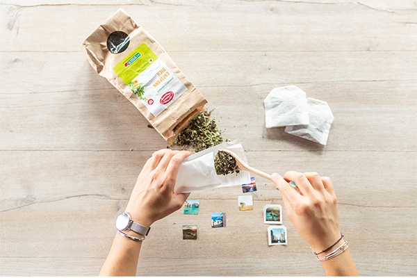 Kreative Teebeutel Foto-Geschenk zum Nachmachen