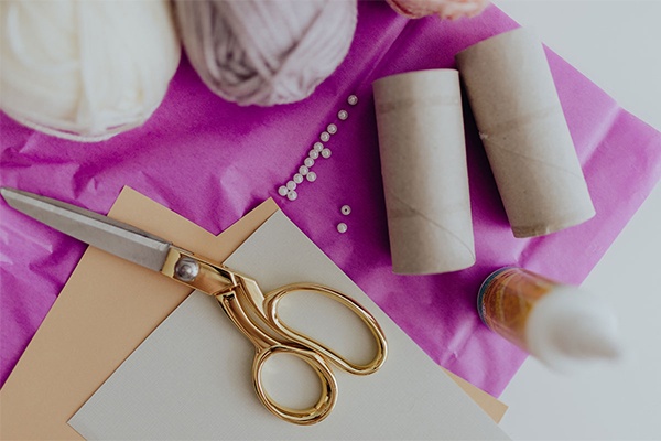 Utensilien für die Meerjungfrau im DIY-Stil