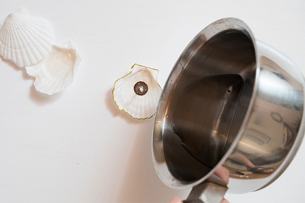 Muschel-Kerzen zum Nachmachen 