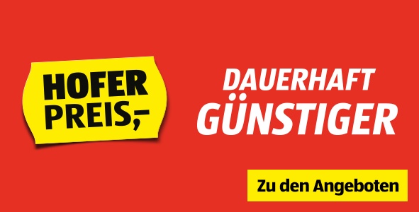 HOFER PREIS DAUERHAFT GÜNSTIGER