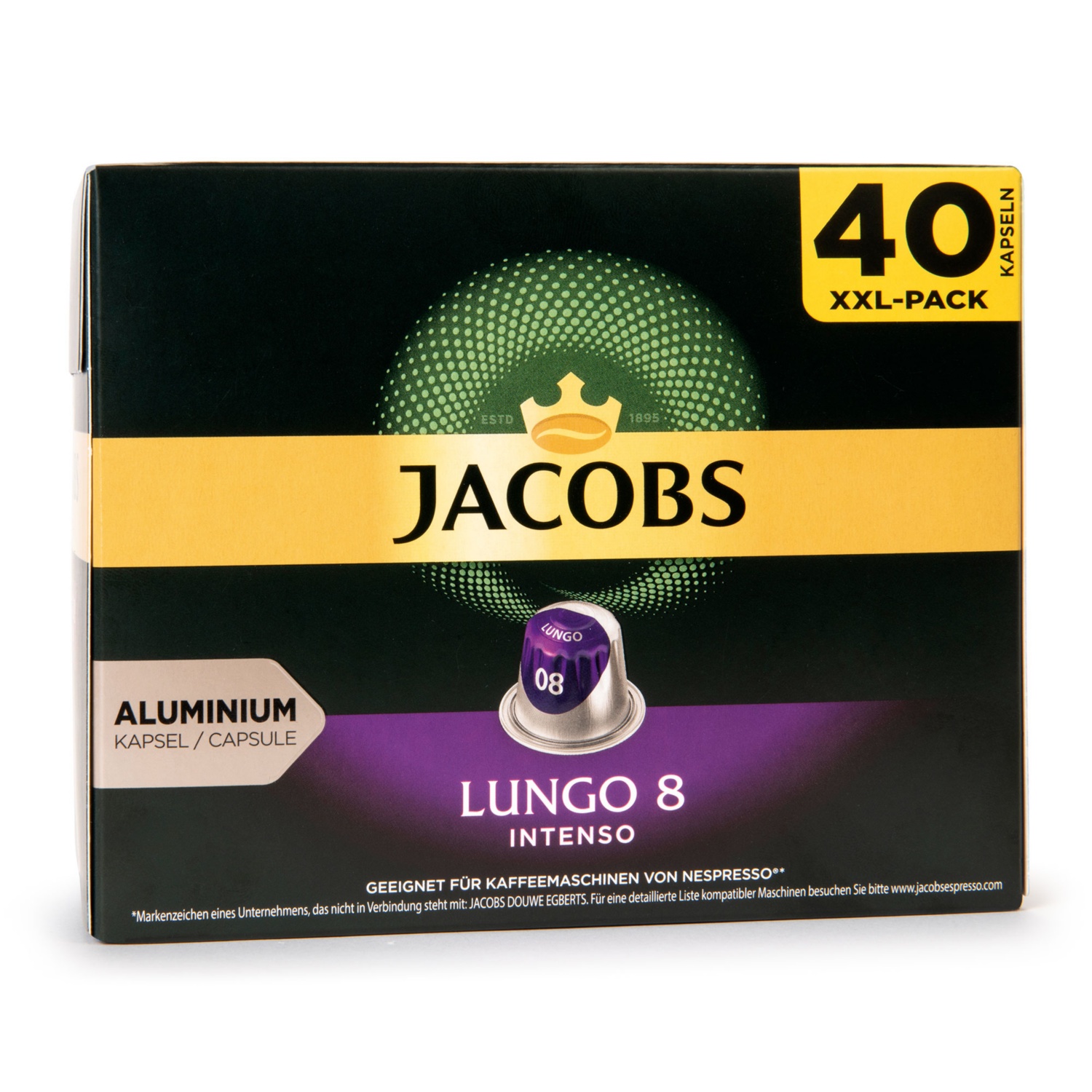 Jacobs Nespresso Kompatible Cafe Kapseln Lungo 8 Hofer