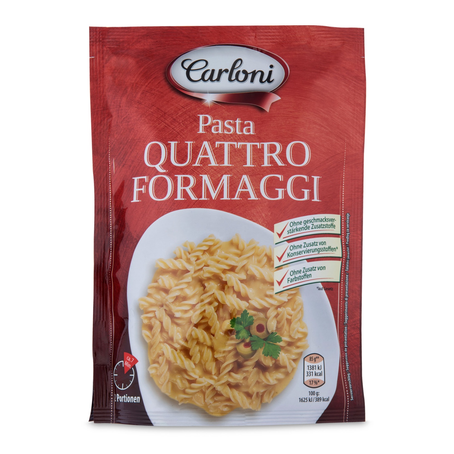 CARLONI Nudelfertiggericht, Quattro Formaggio
