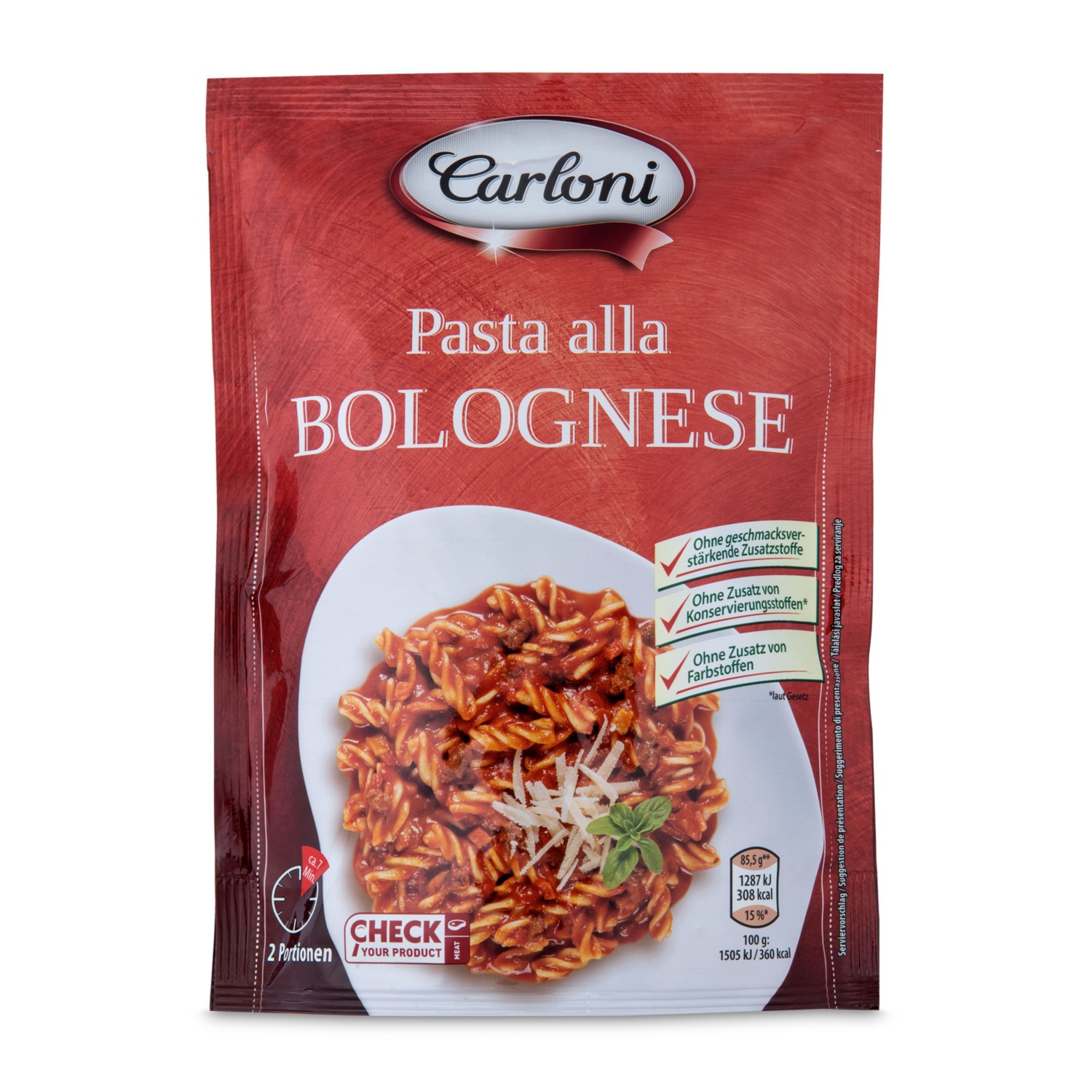 CARLONI Nudelfertiggericht, Bolognese