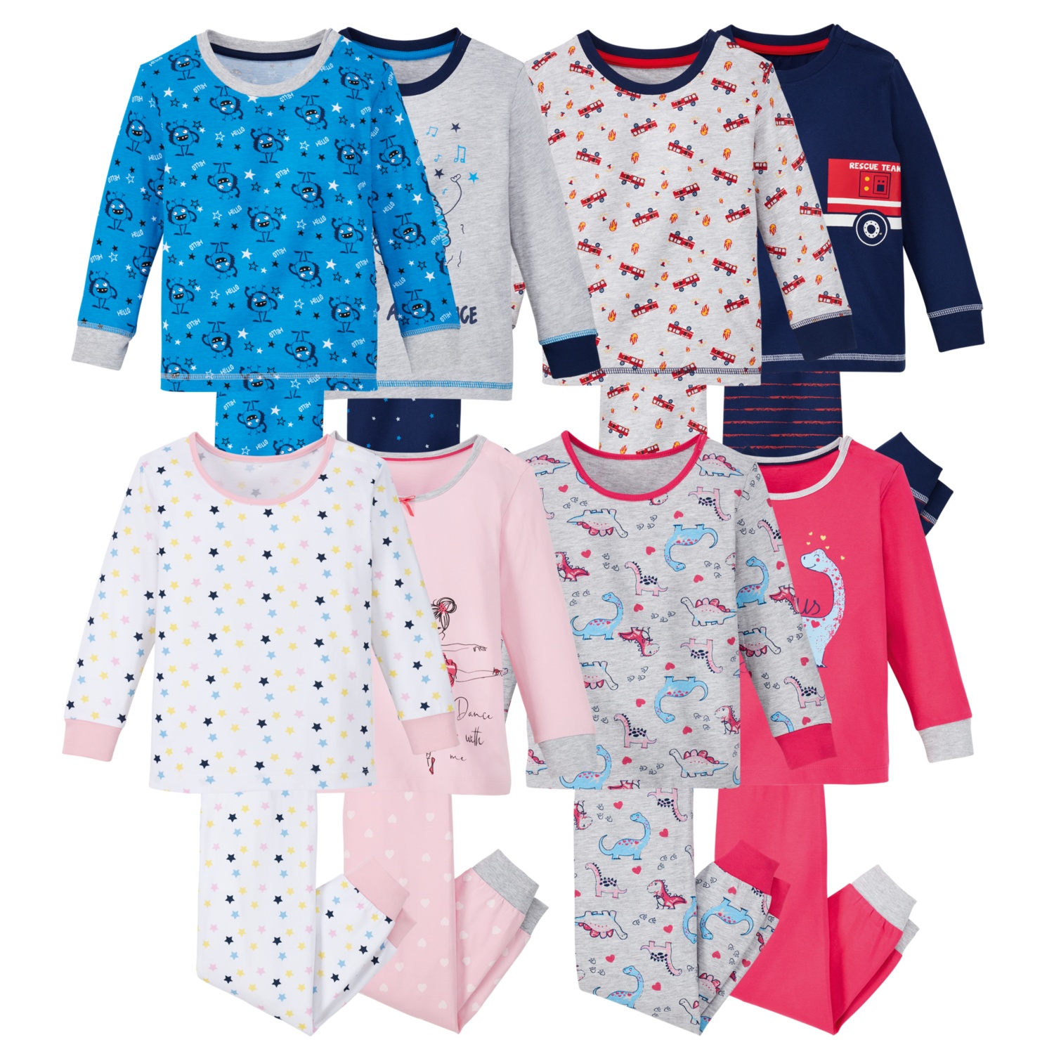 IMPIDIMPI Kleinkinder-Pyjama/Overall, Baumwolle (BIO)