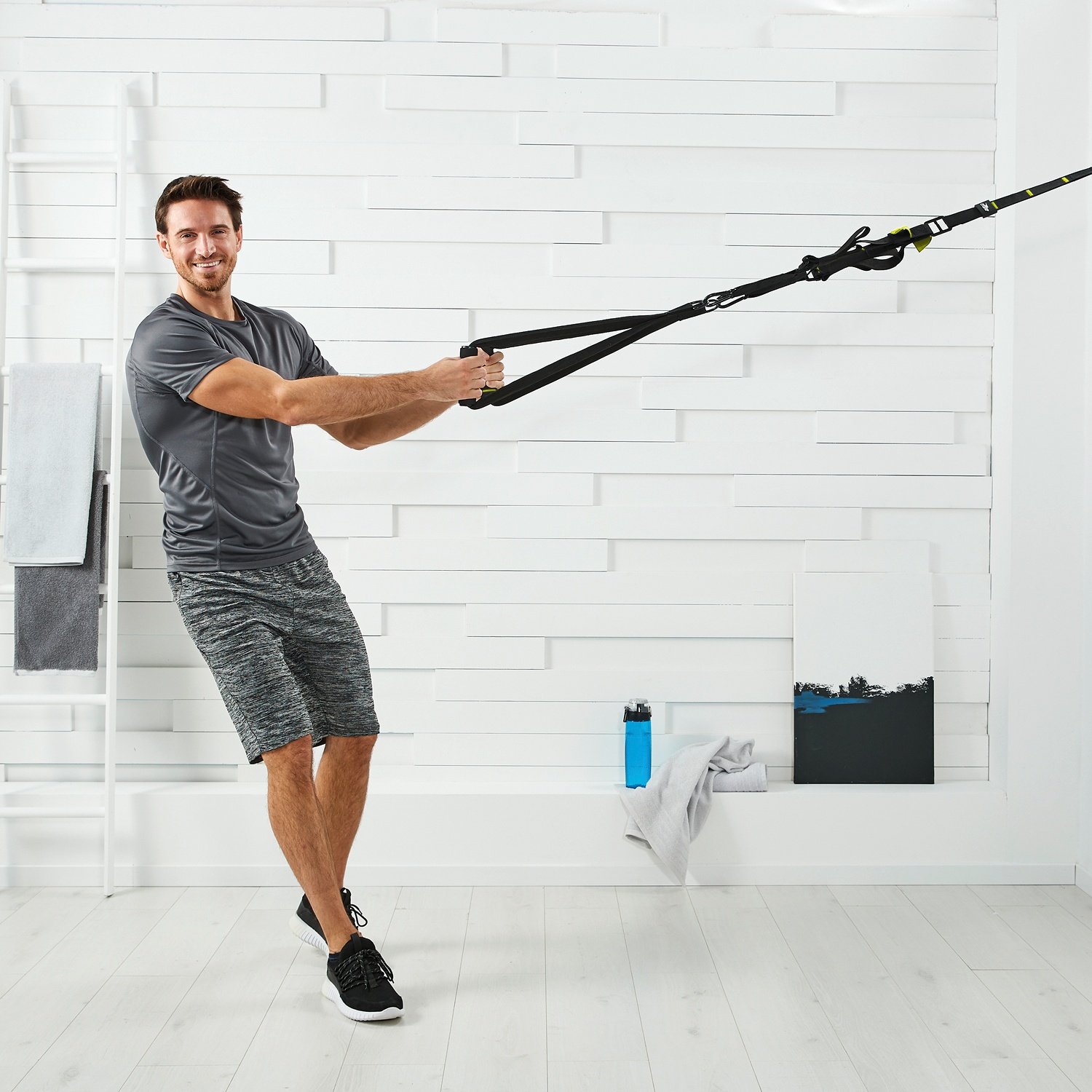 Crane suspended bodyweight outlet trainer