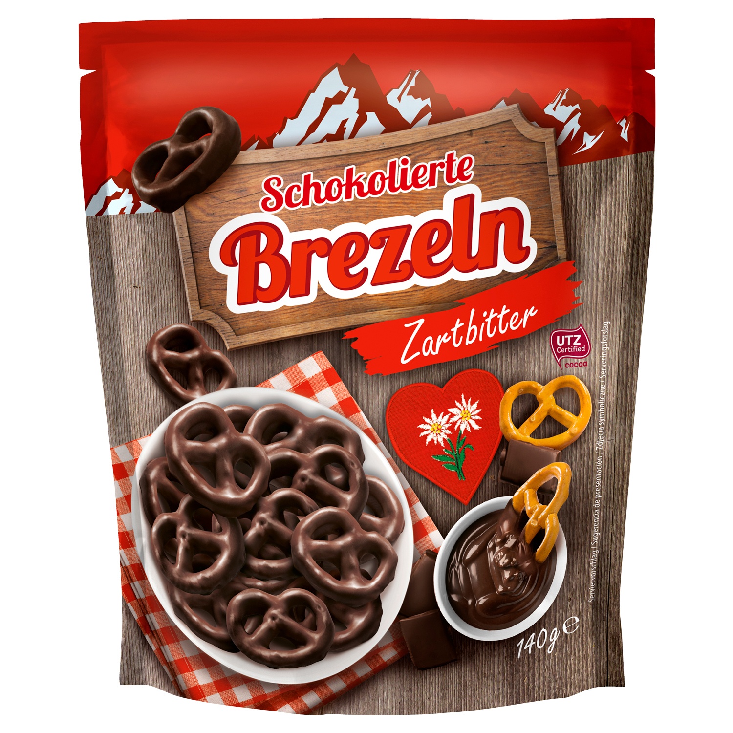 Schokolierte Brezeln 140 G Aldi Sud