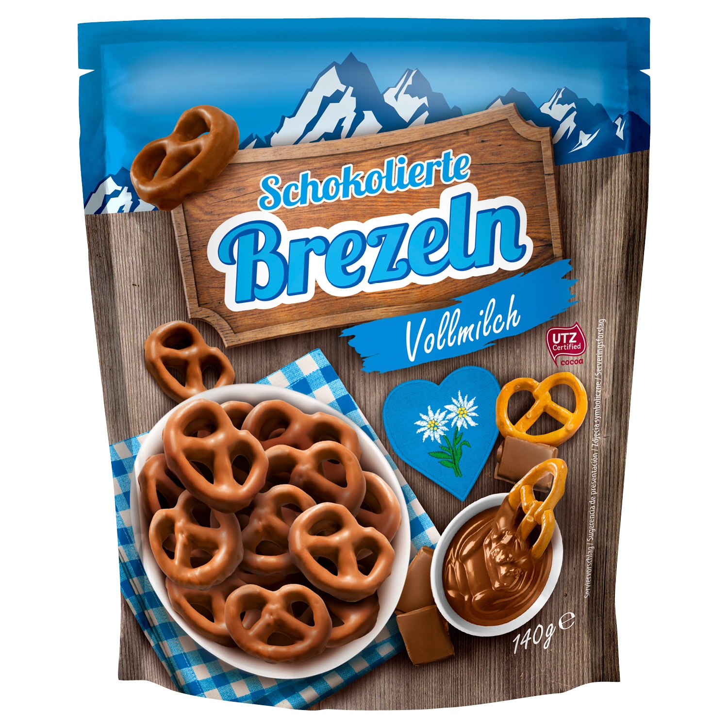 Schokolierte Brezeln 140 G Aldi Sud