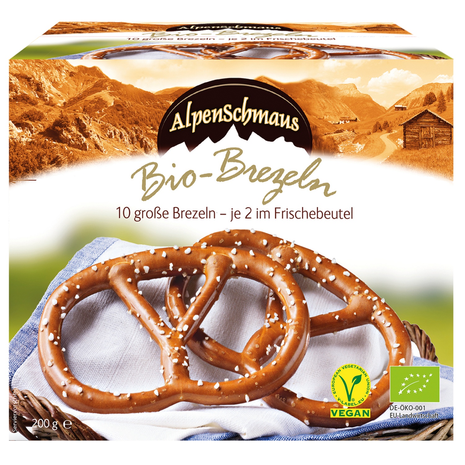 Angebot Aldi Süd Alpenschmaus BioBrezeln 200 g Aldi