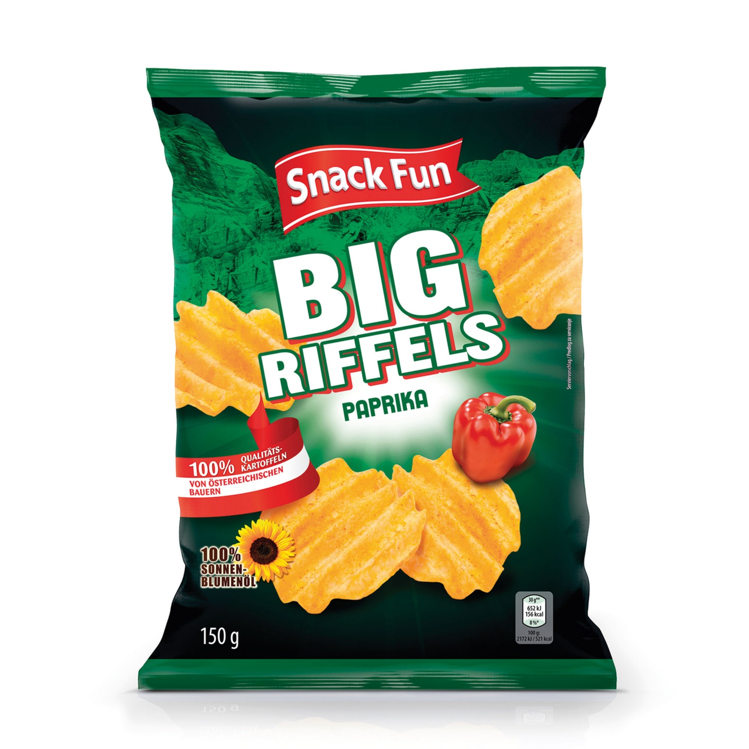 SNACK FUN Big Riffels, Paprika