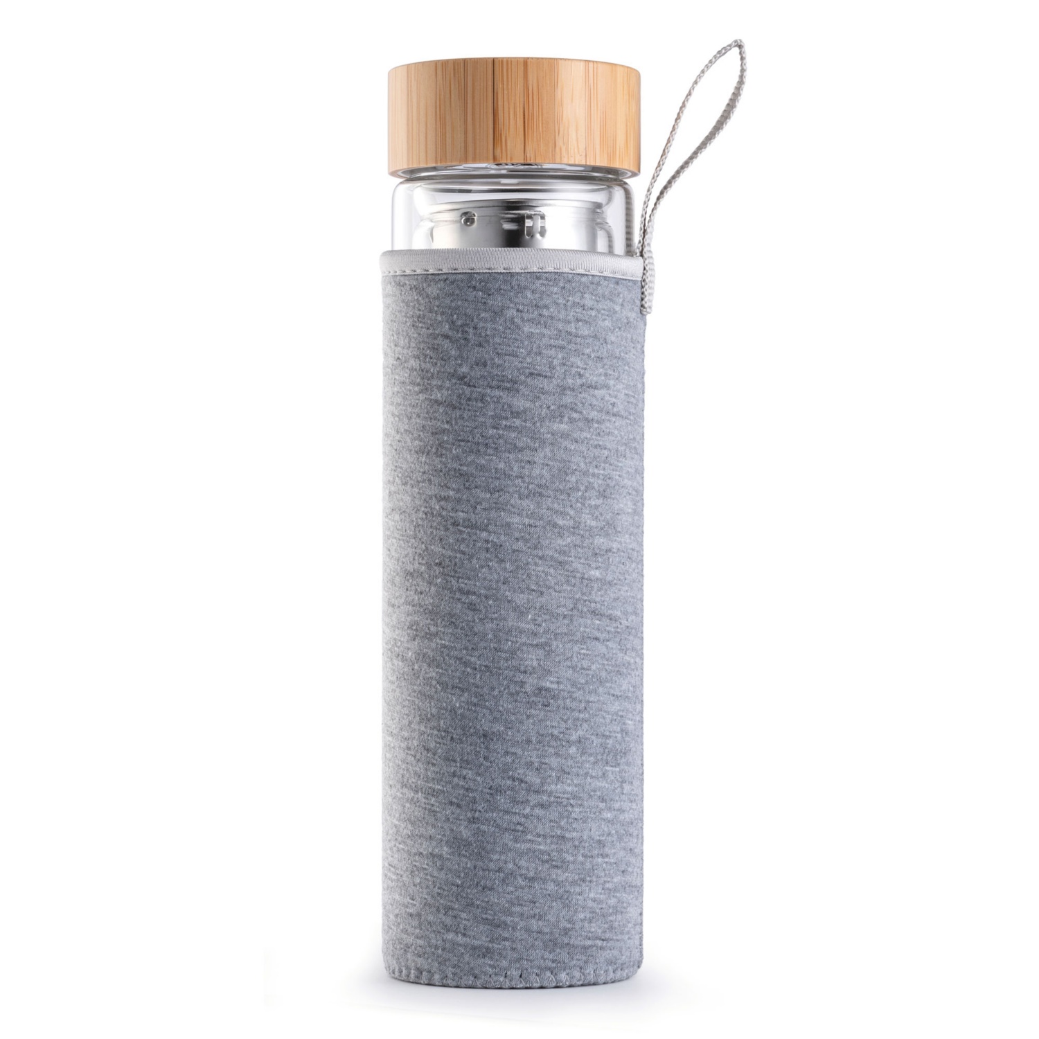 CROFTON Hochwertige Glasflasche inkl. Sieb