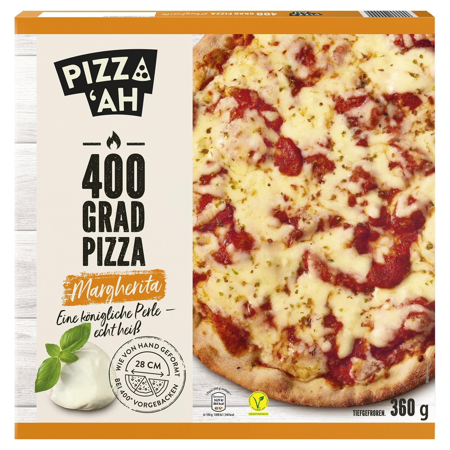 Pizz‘AH 400 Grad Premium Pizza 360 g