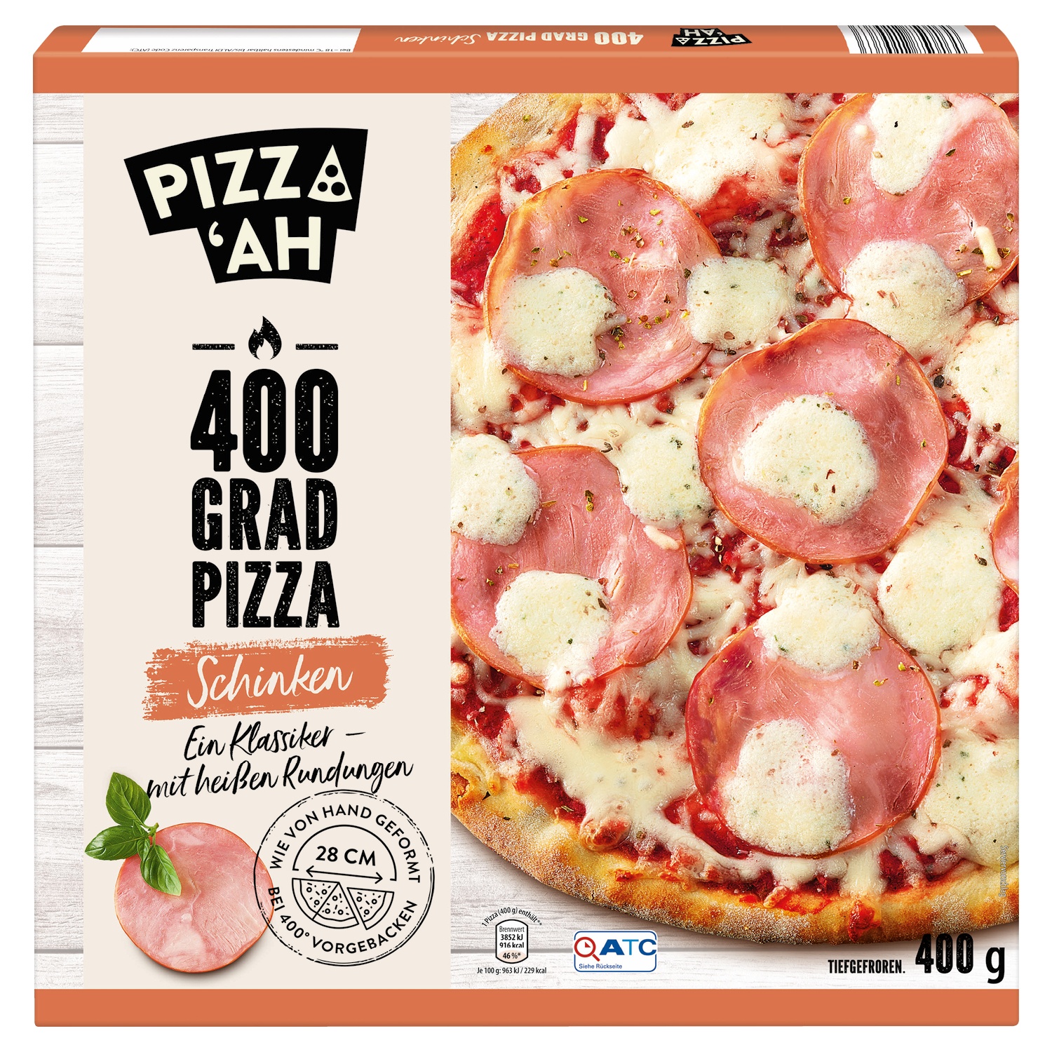 Pizz‘AH 400 Grad Premium Pizza 400 g