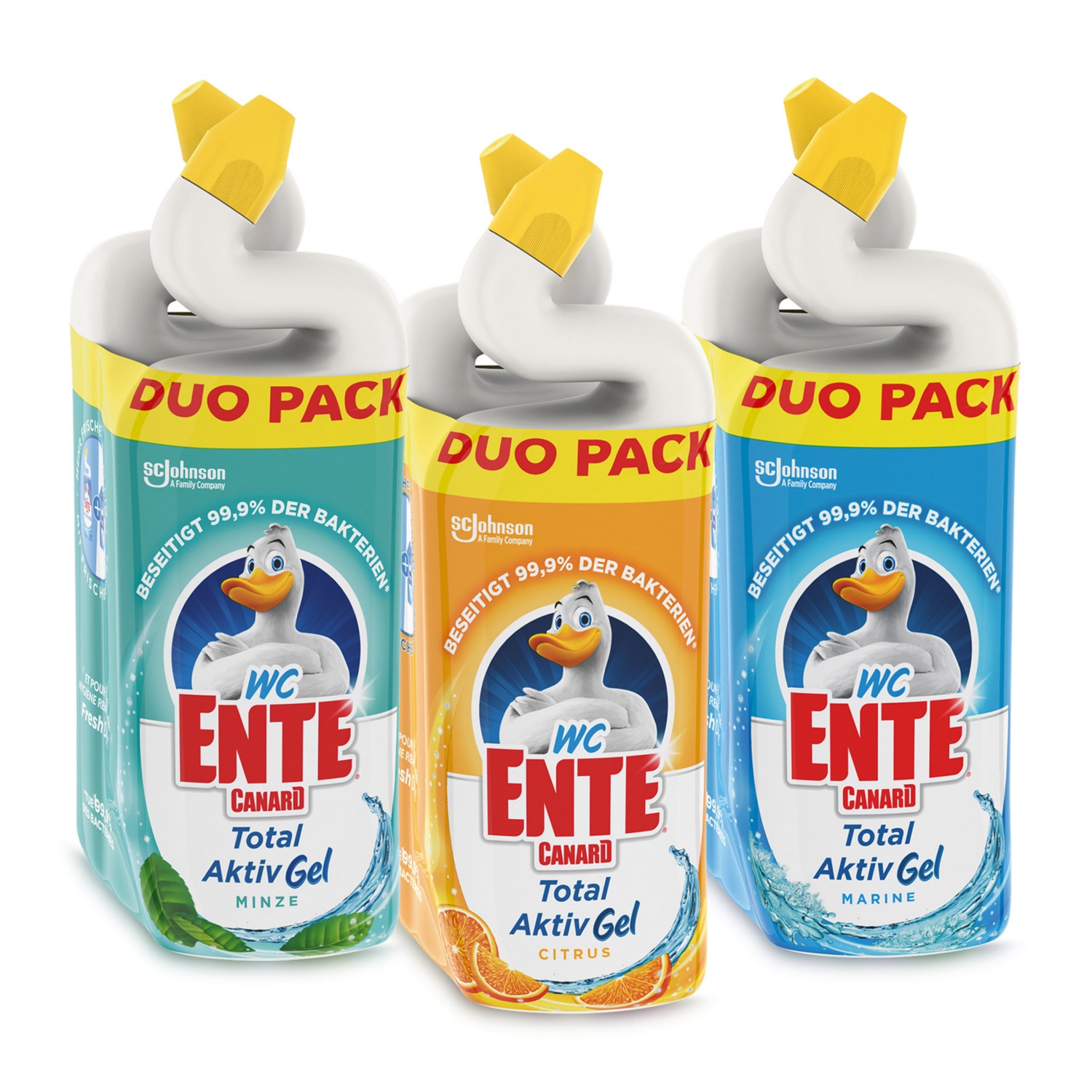 WC ENTE WC-Total-Aktiv-Gel, Doppelpkg.