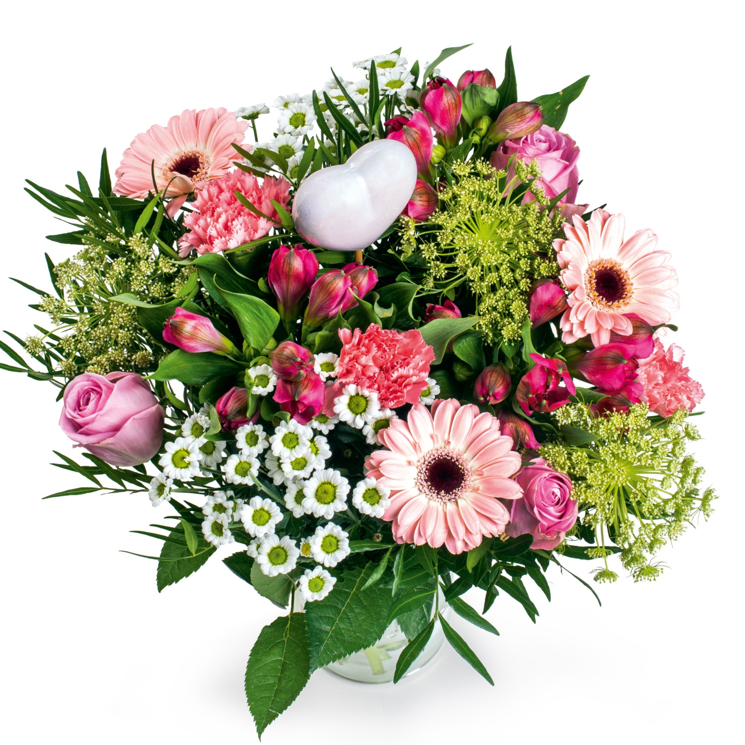 Valentinsstrauß, Rosa