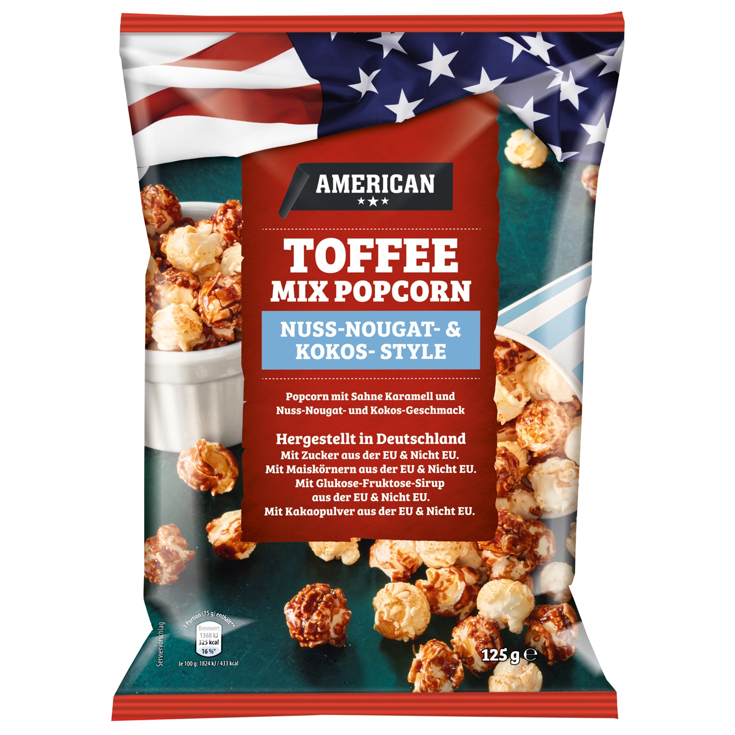 AMERICAN Toffee Mix Popcorn 125 g