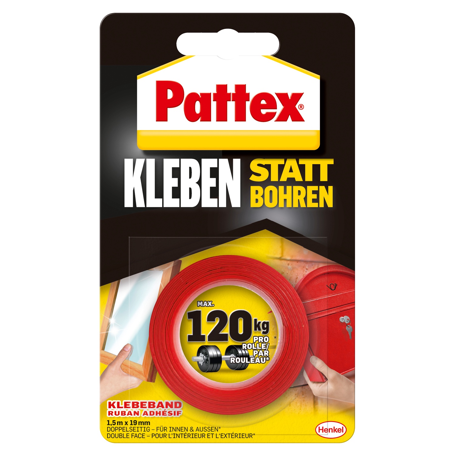 Pattex Kleben statt Bohren 1,5 m