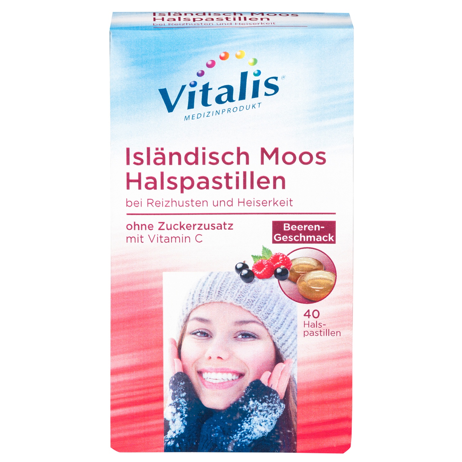 Vitalis® Isländisch Moos Halspastillen