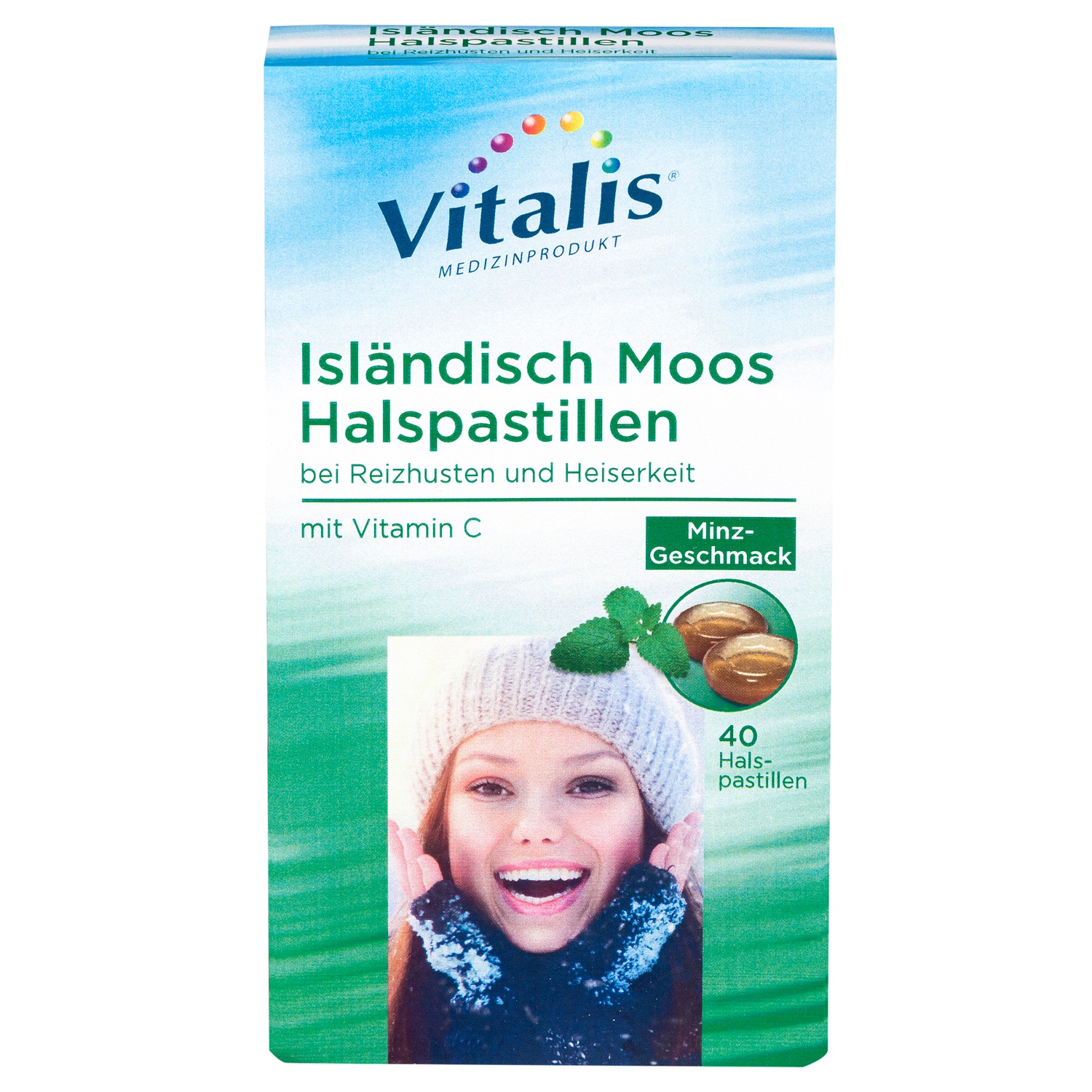 Vitalis® Isländisch Moos Halspastillen