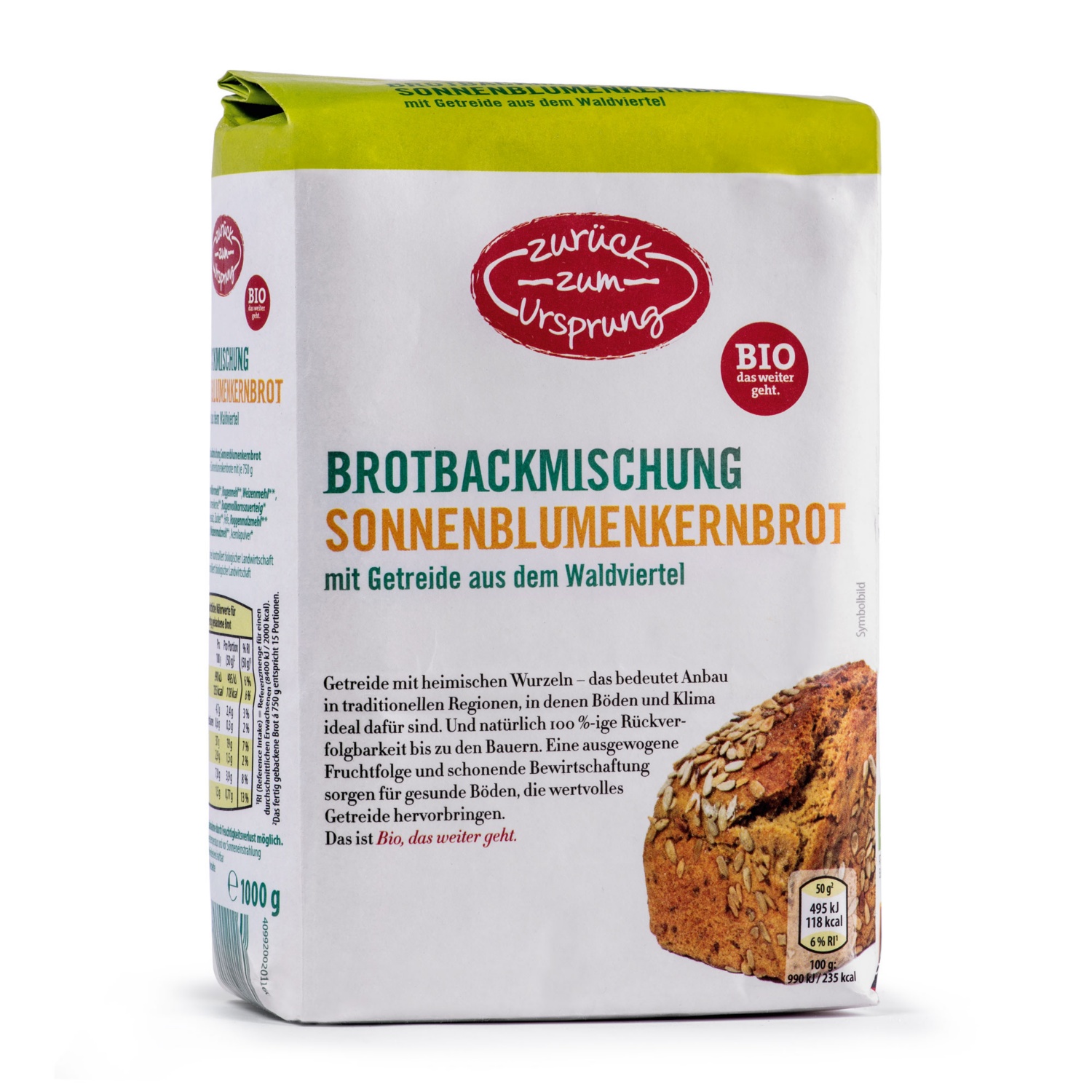 ZURÜCK ZUM URSPRUNG Österr. BIO-Brotbackmischung