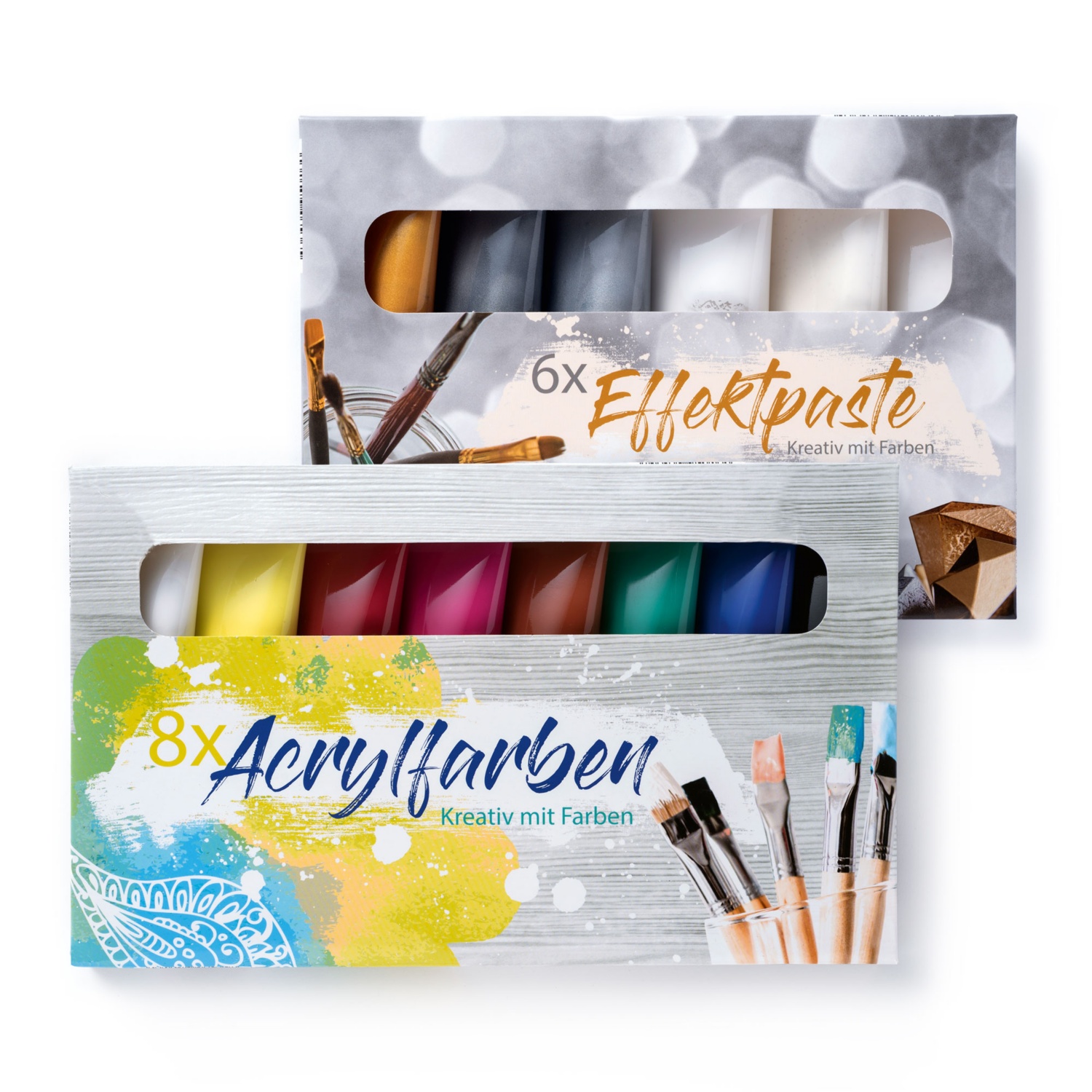 Acrylfarben/Effektpasten