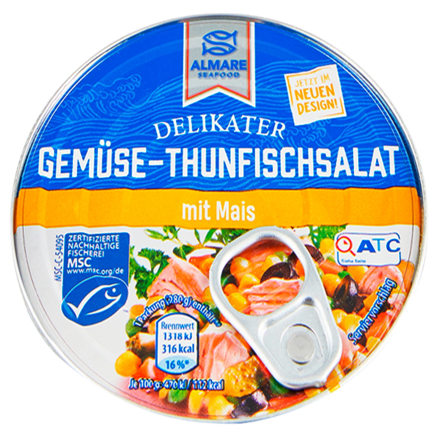 ALMARE Gemüse-Thunfischsalat 280 g