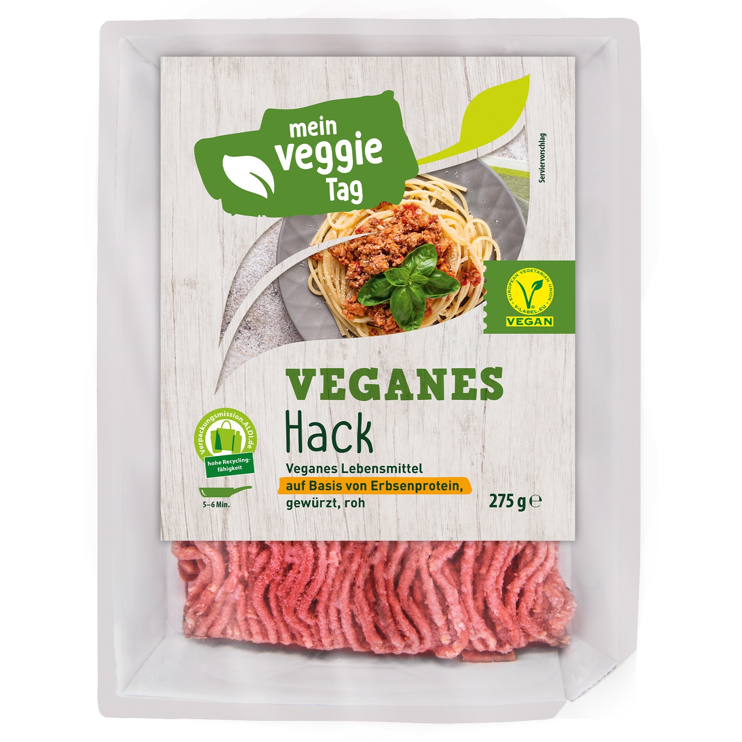Mein Veggie Tag Veganes Hack 275 g