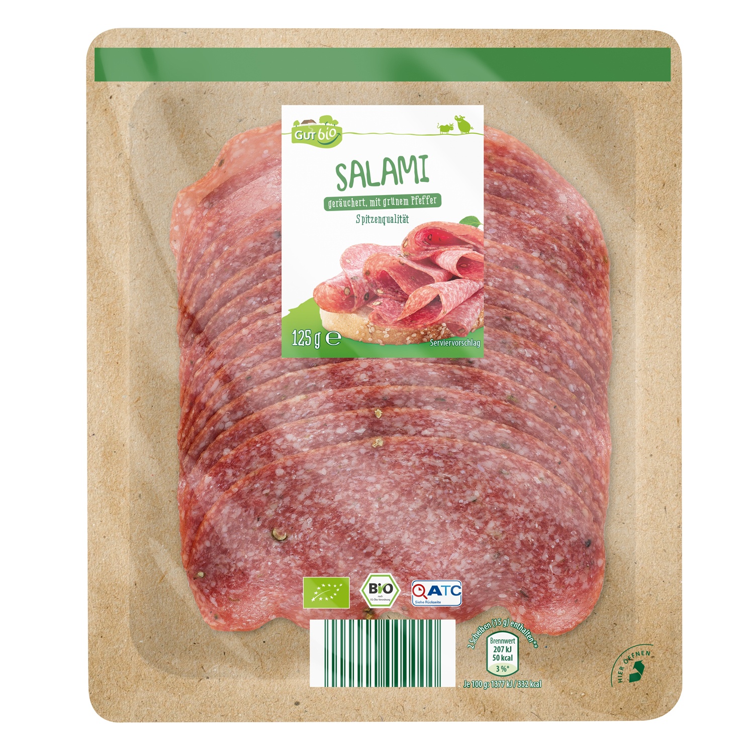 GUT bio Bio-Salami 125 g
